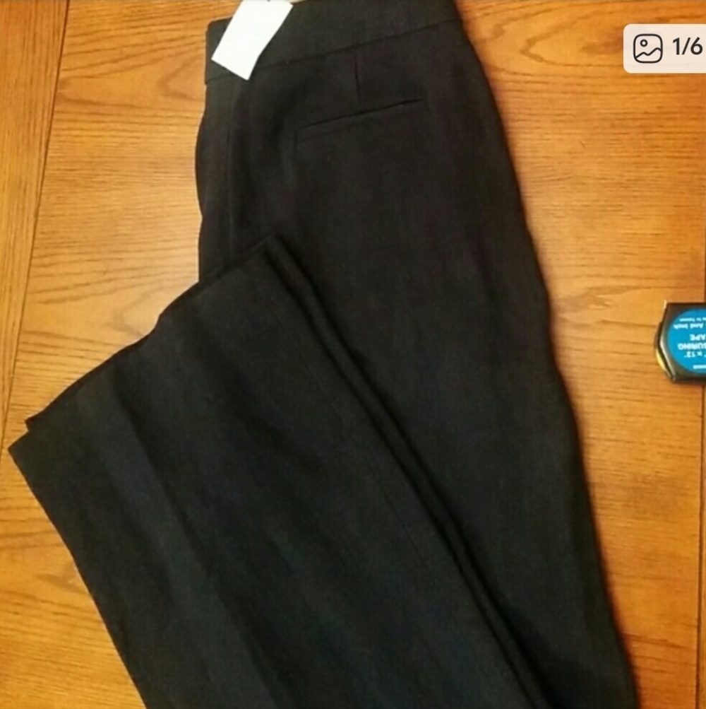 J.Crew Linen pants  dark navy blue,italian Linen Nwt